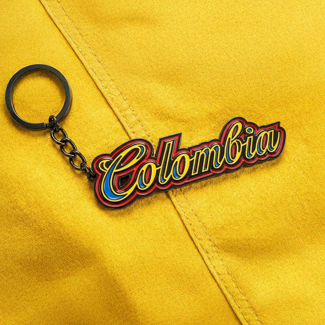 Llavero: Colombia - Lettering