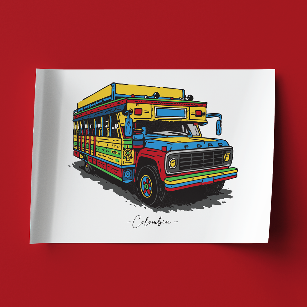 Print: Colombia - Chiva