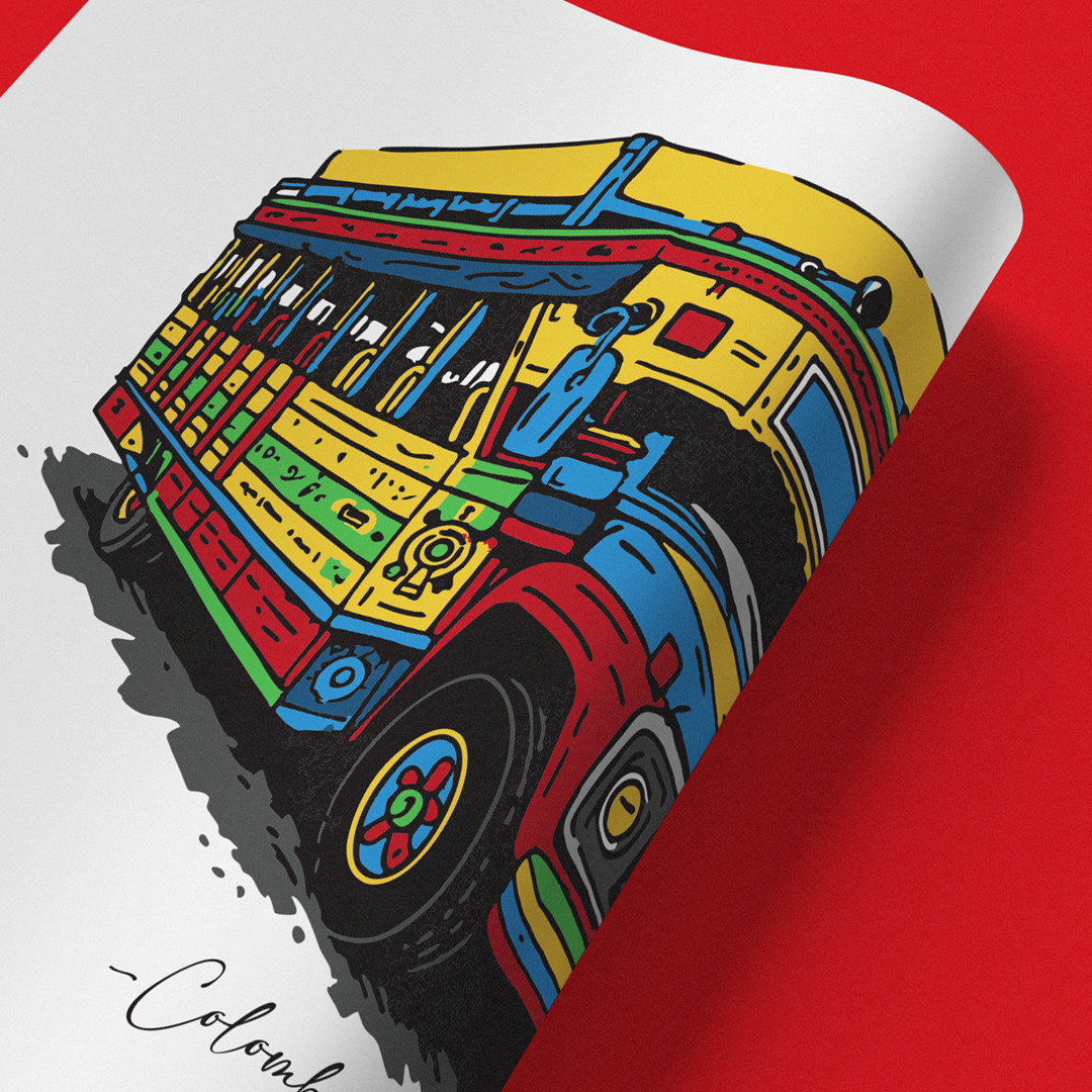 Print: Colombia - Chiva