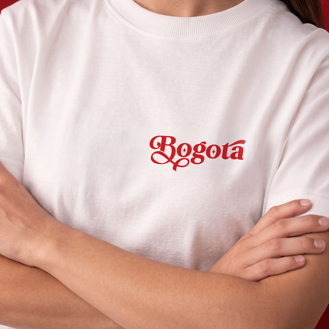 Camiseta: Me encanta vivir en Bogotá