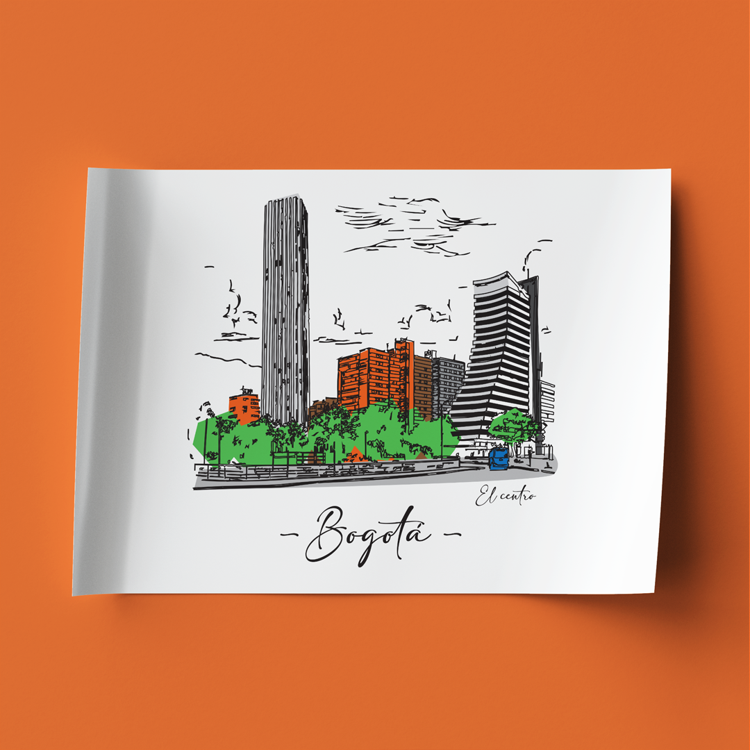 Print: Bogotá - El Centro