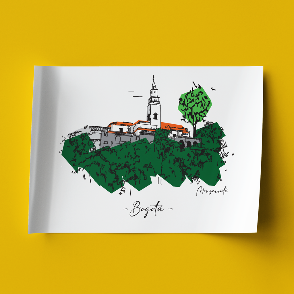 Print: Bogotá - Monserrate