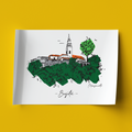 Print: Bogotá - Monserrate