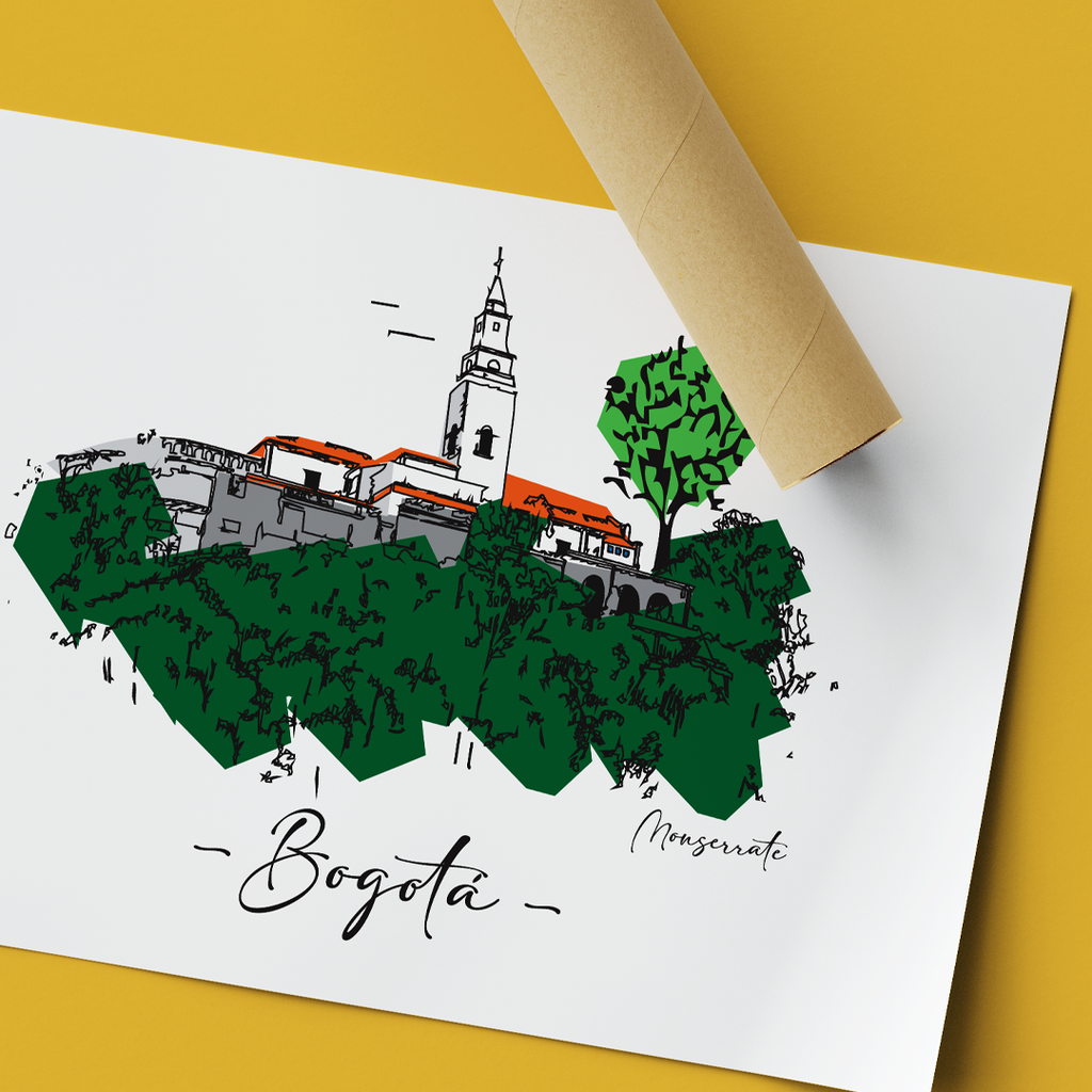 Print: Bogotá - Monserrate