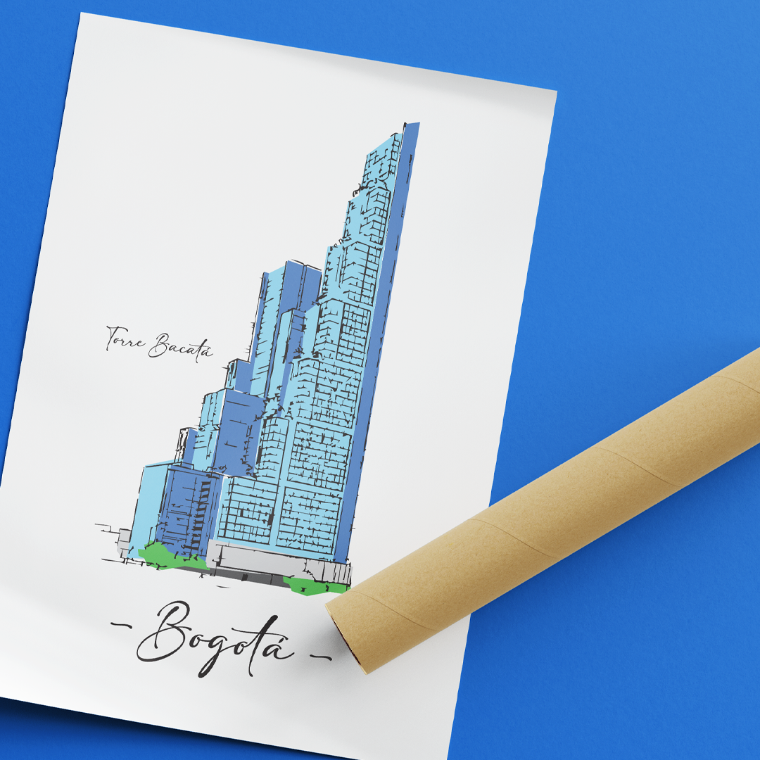 Print: Bogotá - Torre Bacatá
